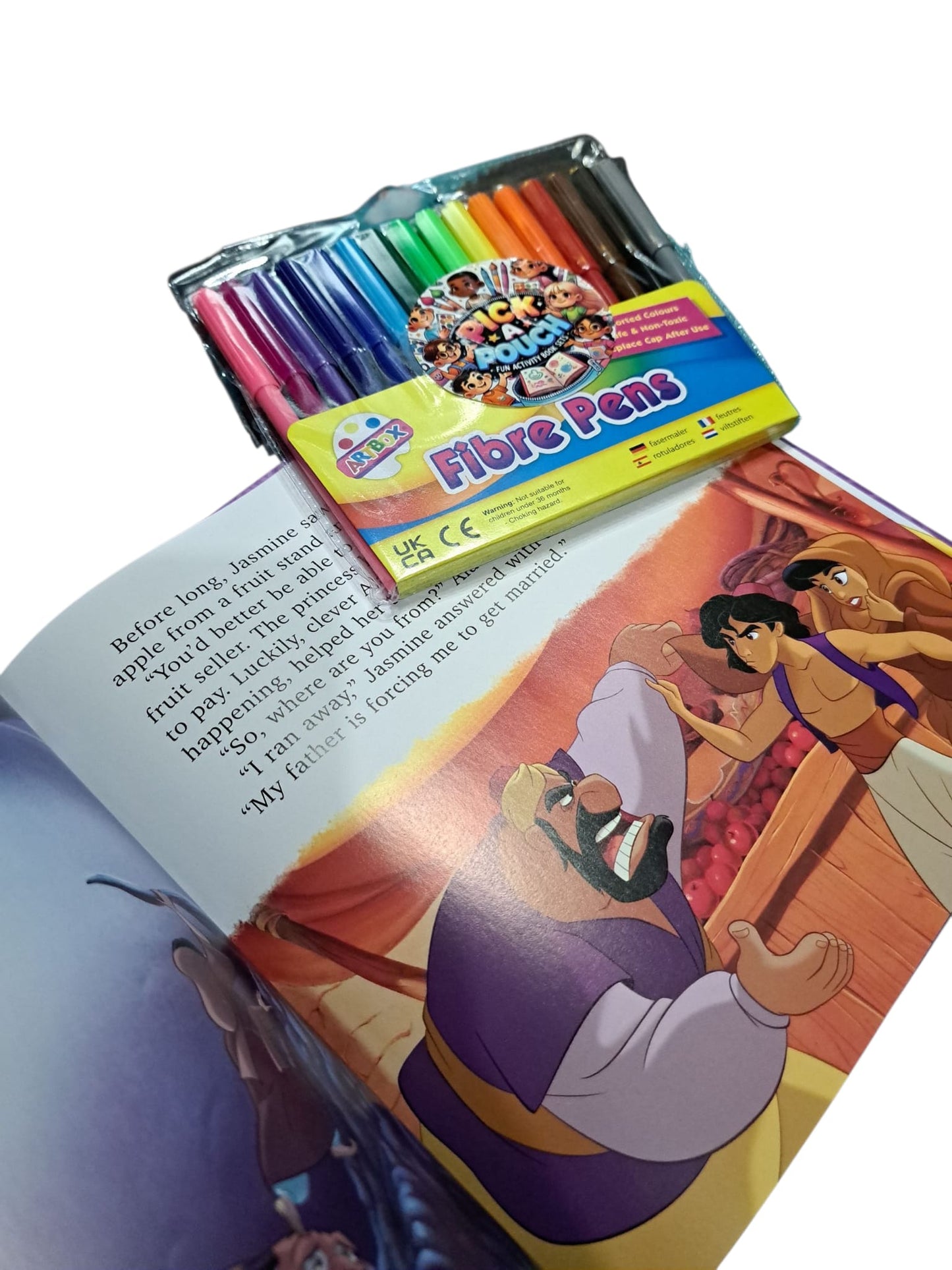 Disney Aladdin Kit: Timeless Tale Book, 1000 Stickers & Pens