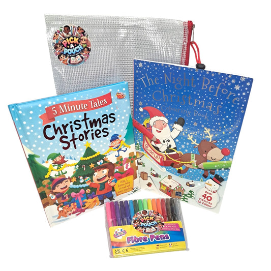 5 Minute Tales Christmas: Storybook, Colouring Book & Pens