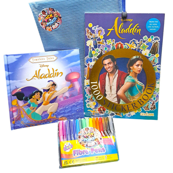 Disney Aladdin Kit: Timeless Tale Book, 1000 Stickers & Pens