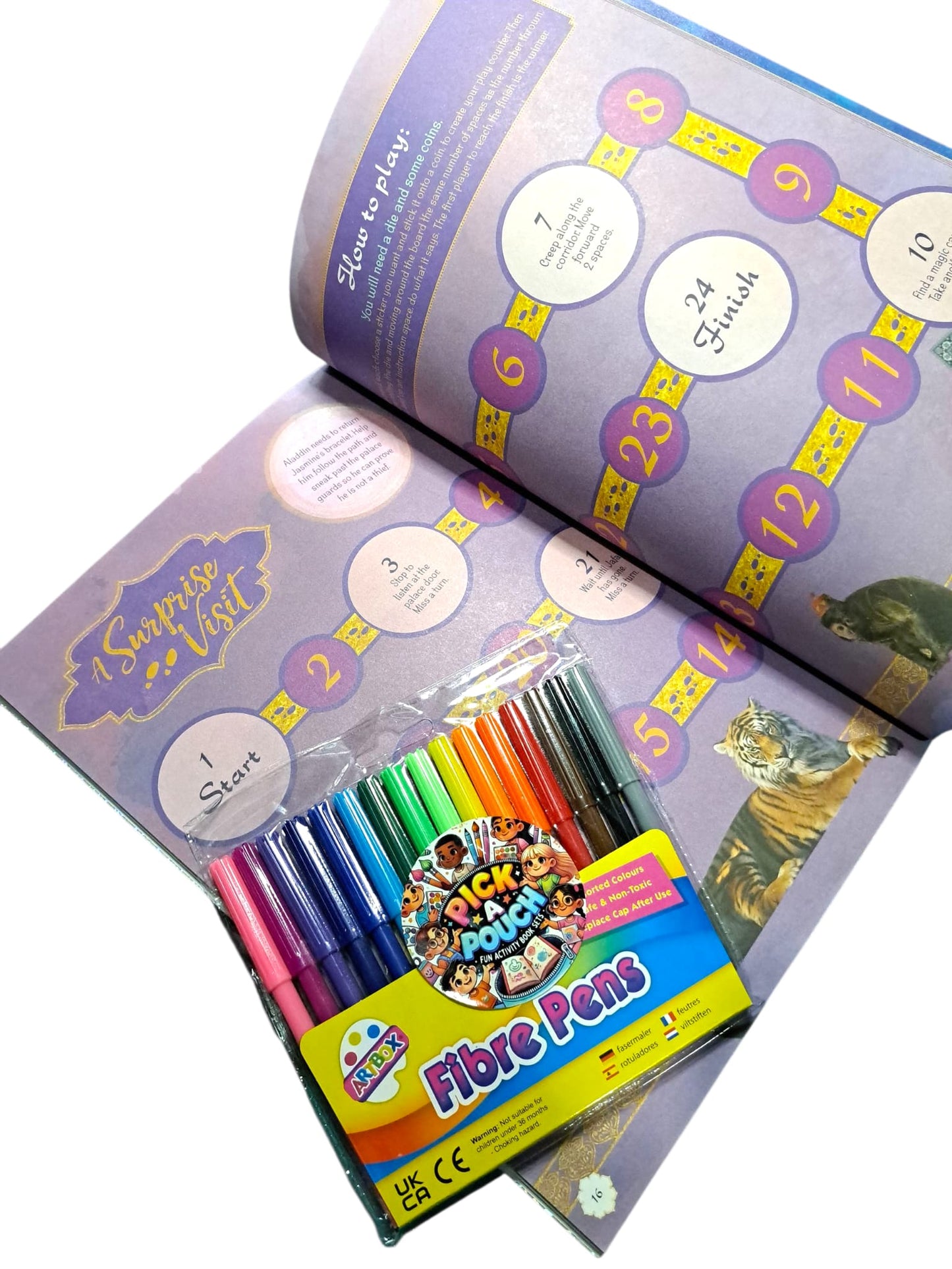 Disney Aladdin Kit: Timeless Tale Book, 1000 Stickers & Pens