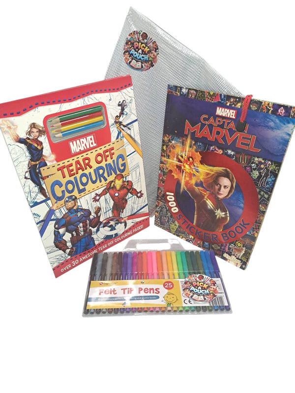 Captain Marvel & Avengers Activity Kit: Colouring & Stickers