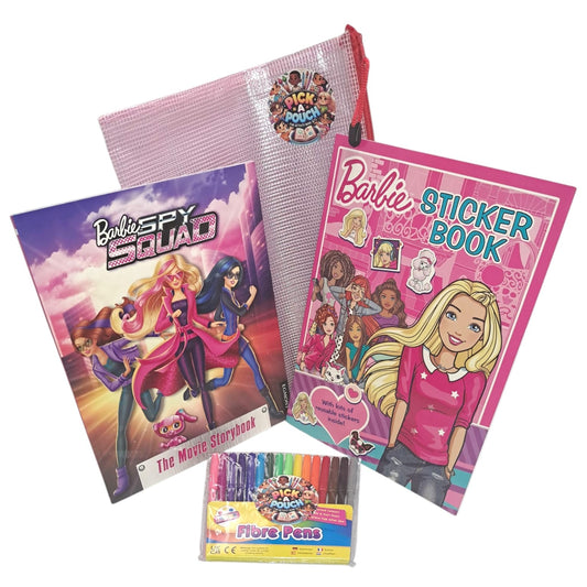 Barbie Spy Squad Kit: Movie Storybook, Sticker Book & Fibre Pens