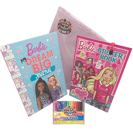 Barbie Dream Big Journal: Diary, Sticker Book & Fibre Pens Set